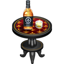 Půvabný whisky stolek