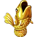 Socha zlaté ryby